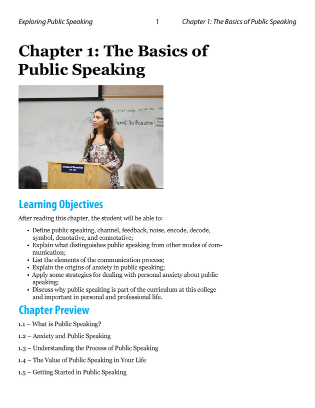 Exploring Public Speaking - Page 1